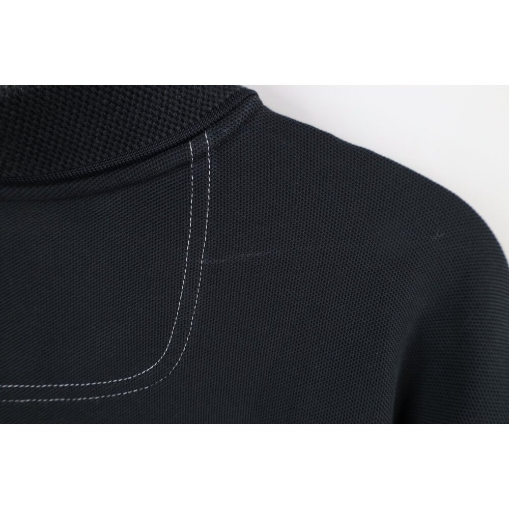 Tommy Bahama Mens XL Faded Supima Cotton Knit Collared Golf Polo Shirt Black - Picture 10 of 14